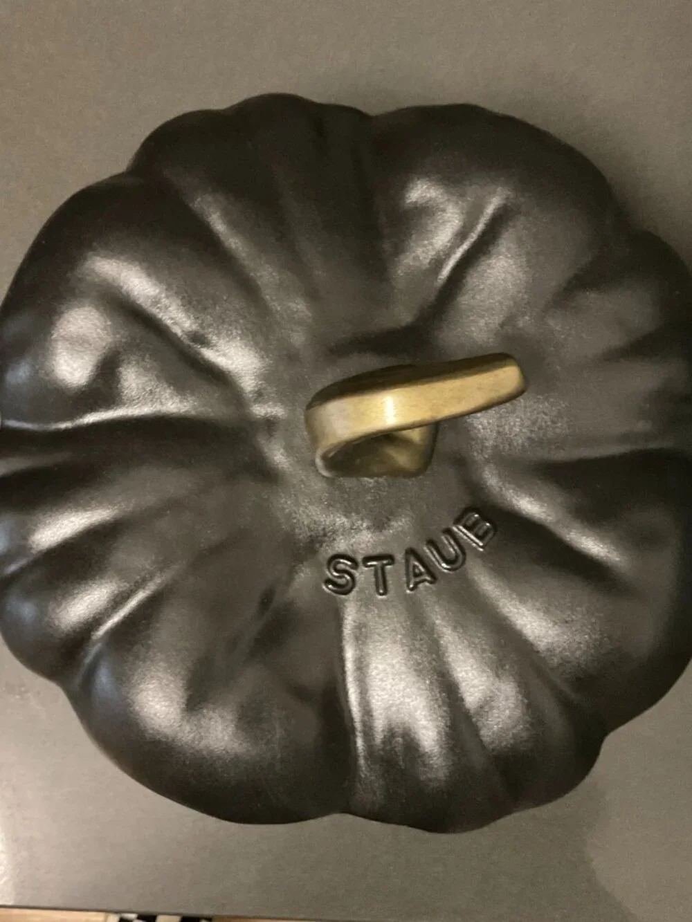 Staub Cast Iron Pumpkin Dutch Oven 3.5-Quart